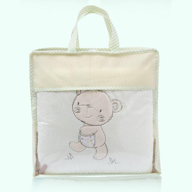 6 Pcs/Set Children Infant Crib Bumper Bed Protector Baby Kids Cotton Cot Nursery for Bear Bumper Boy And Girl Bedding Plush